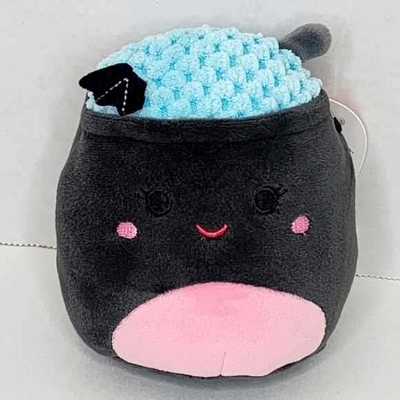 🎃 LORRAINE 🧙‍♀️ Black & Pink Couldron Halloween 2024 Original Squishmallow NWT - Picture 1 of 8
